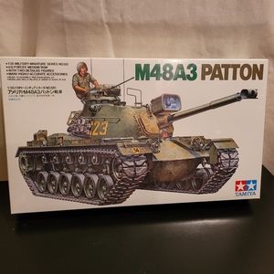 Tamiya 1/35th Scale M48A3 Patton 35120 Tank Model